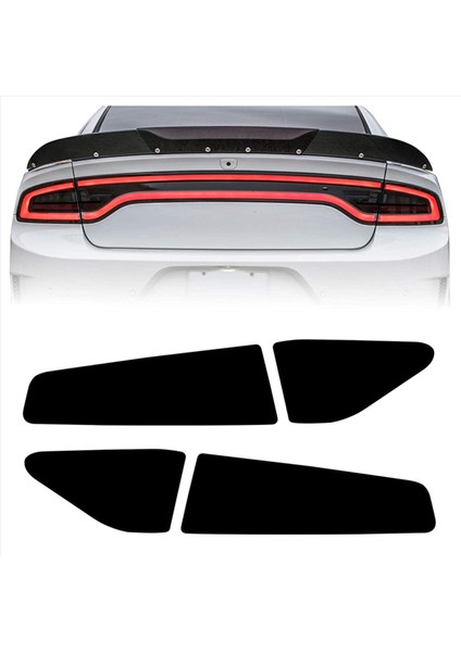 Dodge Charger 2015-2020 Için 8x Araba Dumanı Kuyruk Işığı Tonu Kiti (Yurt Dışından) modelleri