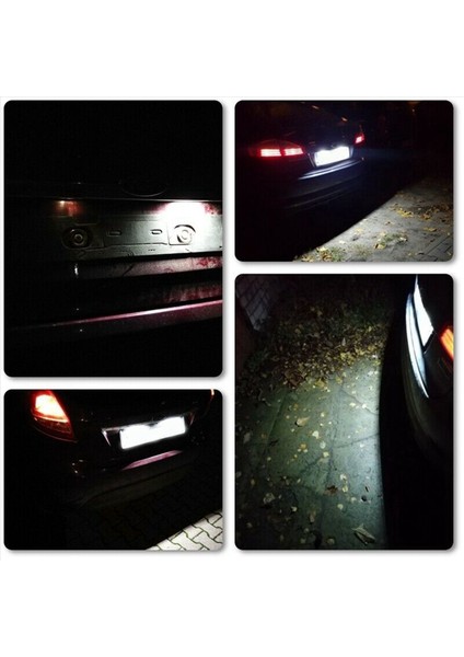 Ford Focus Için 4x LED Numaralı Plaka Işığı Mk Iı Fiesta Mk Vıı Mondeo Mk Iv Kuga S-Max 2008-2019 (Yurt Dışından) modelleri