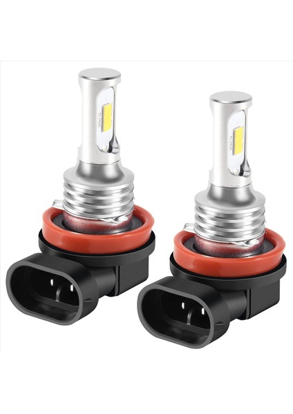 H11 H8 H16 80W 4000LM 3000K Sarı Tech LED Sis Fıçıları Dönüşüm Ampulleri Kiti (Yurt Dışından)