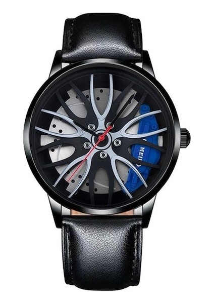 Mavi Deri Erkek Saat Vip Bağlantı Dropshipping Için Casıo (Yurt Dışından)