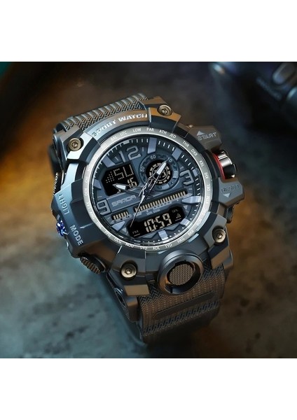 Stil Yeni Erkek Saatler 50 M Su Geçirmez Şok Spor Askeri Kuvars Erkek Dijital Kol Saati Saat Casio Seiko (Yurt Dışından) fiyatları