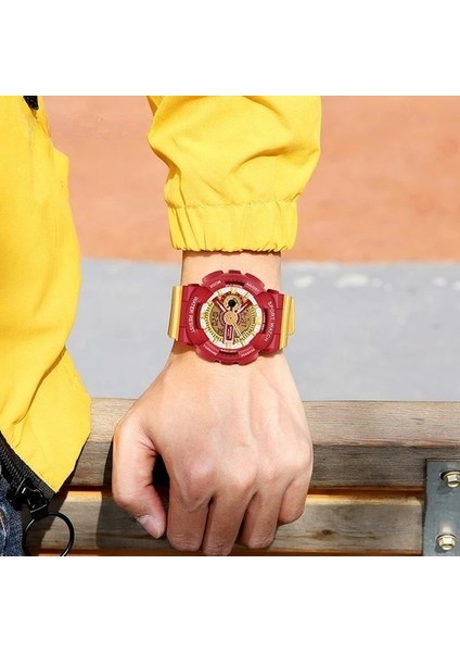 Yeni Erkek Izle Çift Ekran Spor 30 M Su Geçirmez Dijital Saatler Kol Saati Kuvars Izle Erkekler Için Relogio Masculino 299 (Yurt Dışından) modelleri