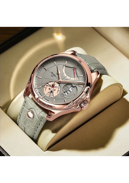 Isviçre Marka Poedagar Erkekler Için Izle Erkek Saatleri Moda En Lüks Spor Erkek Kol Saati Su Geçirmez Aydınlık Deri Tarih Casıo Seıko (Yurt Dışından) modelleri