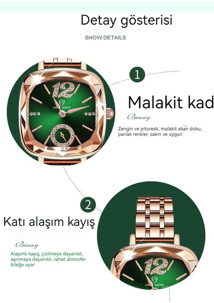 Moda Kadın Saati - Su Geçirmez Kuvars Saat (Yurt Dışından) fiyatları