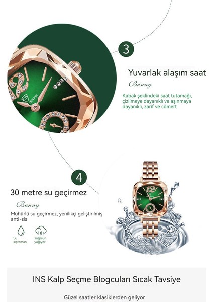 Moda Kadın Saati - Su Geçirmez Kuvars Saat (Yurt Dışından) modelleri