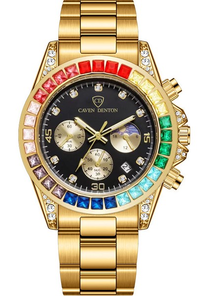 Erkek Işıltılı Saat - Su Geçirmez Gökkuşağı Renk Grubu (Yurt Dışından)