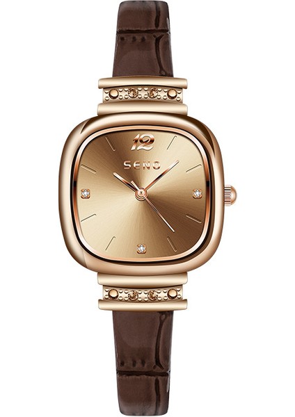 Kadın Lüks Saati - Su Geçirmez ve Hafif Lüks Tasarım (Yurt Dışından)