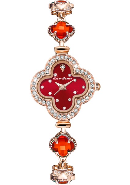 Kadın Lüks Saati - Dört Yapraklı Yonca Şekli (Yurt Dışından)