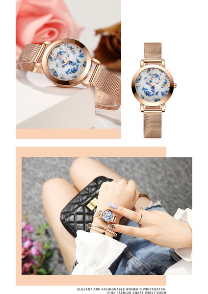 Kadın Vintage Desenli Saat (Yurt Dışından) fırsatları