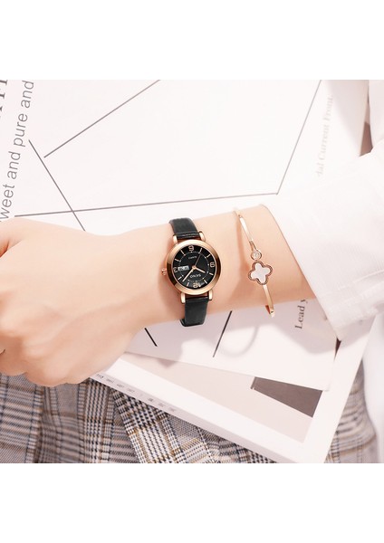 Kadın Quartz Saat - Aydınlık Suya Dayanıklı (Yurt Dışından)