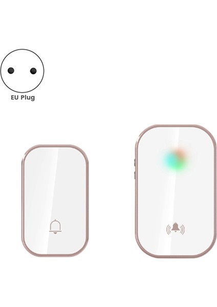 Akıllı Kablosuz Kapı Zili 300M Menzilli Ev Hoş Geldiniz Kapı Zili 38 Şarkılar Melodiler Kapı Zili Chime White &amp Gold (Eu) (Yurt Dışından) fiyatları