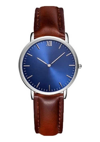 Özelleştirilmiş Oem Özel Logo Moda Basit Relojes De Mujer Hakiki Deri Kadın Bilek Kuvars Izle Vip Bağlantı Dropshipping Için (Yurt Dışından)