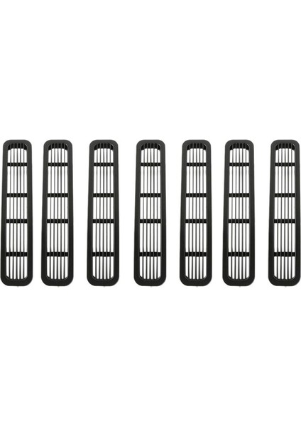 7pcs Ön Örgü Izgara Ekleri Jeep Wrangler Tj &amp Unlimited 1997-2006 (Yurt Dışından)