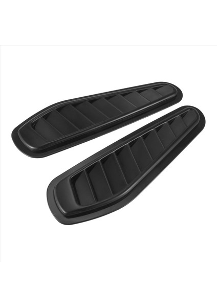 2pcs Araba Simülasyon Köpekbalığı Hava Havalandırma Evrensel Parlak Siyah Spor Hava Akışı Havalandırma Bonnet Kaput Kapağı Döşeme (Yurt Dışından) fiyatları