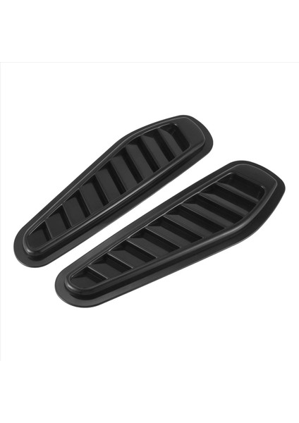 2pcs Araba Simülasyon Köpekbalığı Hava Havalandırma Evrensel Parlak Siyah Spor Hava Akışı Havalandırma Bonnet Kaput Kapağı Döşeme (Yurt Dışından) modelleri