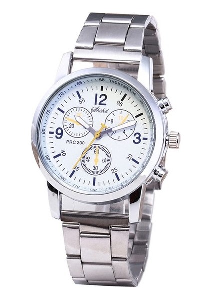 Erkek Saatler Üst Marka Moda Nötr Kuvars Analog Kol Saati Çelik Bant Izle Vip Bağlantı Dropshipping Için (Yurt Dışından)