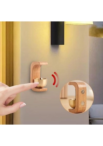 Giriş Için Kapı Zil 3pcs Ahşap Kapı Zili Esnaf Çan Kapı Açılışı Için Çan Manyetik Kapı Zil Giriş Için (Yurt Dışından) fırsatları