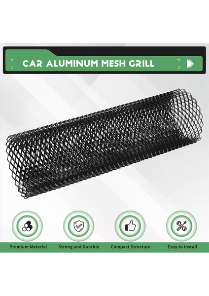 40X13 Inç Evrensel Araba Grille Meth Metal Araba Grille Mesel Çetesi Izgara Eşzaman (Yurt Dışından) indirimleri