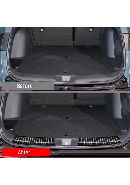 Arka Bagaj Eşik Plakası Koruyucu Yükleme Muhafızları 2022 Honda Zrv Zr-V Siyah Titanyum (Yurt Dışından) modelleri