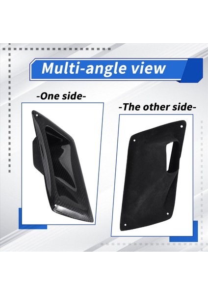 Sol Taraf Gerçek Karbon Fiber Kartı Araba Ön Tampon Hava Havalandırma Havalandırma Çıkış Çıkış Kanalı Kapağı Nissan Için 350Z Z33 2003-2009 (Yurt Dışından) indirimleri