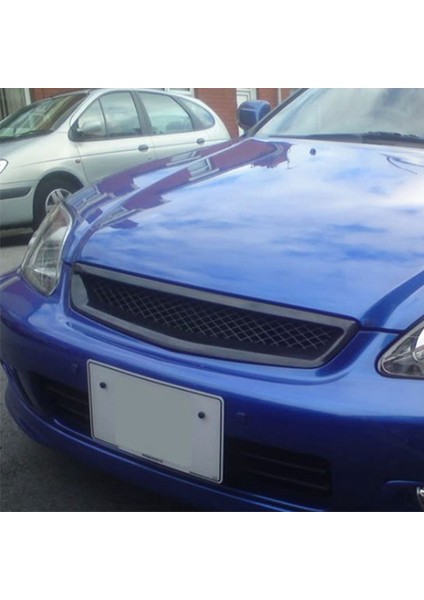 Mat Balck Ön Motor Kapak Mesh Grille Honda Civic Ek Cx Için Grille Grille Cx Dx Ex Hx Lx Tip R 1999-2000 (Yurt Dışından) modelleri
