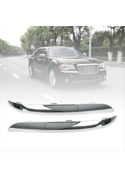 68127941AB 68127940AB Chrysler Için 300 2011-2014 Ön Tampon Kalıp Trim Seti Sol+Sağ (Yurt Dışından) indirimleri
