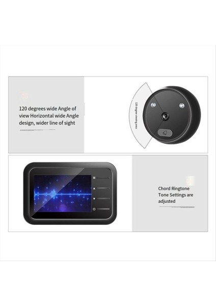 Sıfır Mesafe Görsel Kapı Zili Kablosuz Ev Hd Anti-Hırsızlık Kamerası Akıllı Taşınabilir Çok Işlevli Kamera (Yurt Dışından)