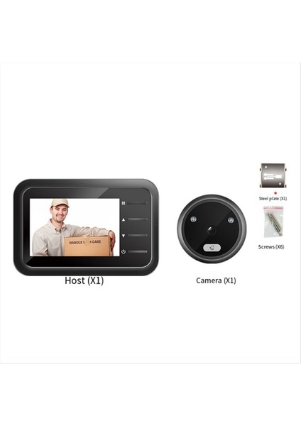 Sıfır Mesafe Görsel Kapı Zili Kablosuz Ev Hd Anti-Hırsızlık Kamerası Akıllı Taşınabilir Çok Işlevli Kamera (Yurt Dışından) fırsatları