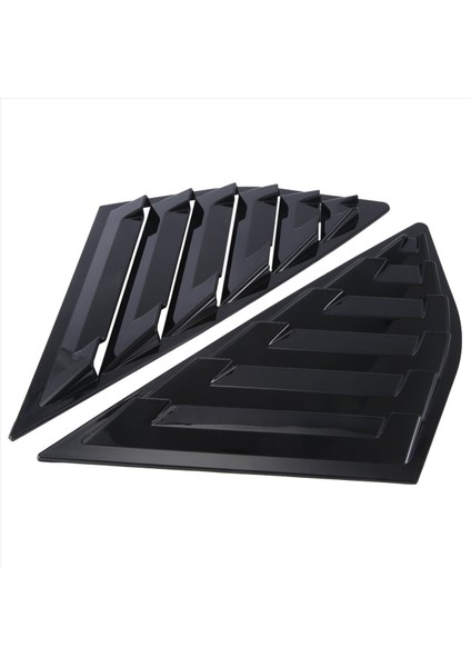 Parlak Siyah Araç Arka Cam Panjurları Yan Tuyere Karterler Havalandırma Kapağı Ford Focus Mk3 Hatchback 2012-2018 (Yurt Dışından)