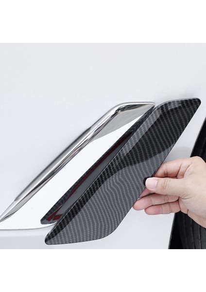 1paır Side Wing Hava Akışı Giriş Kapağı Bmw 5 Serisi G30 G31 2018-2023 Stil Yan Kanat Dekor Kaputu Parlak Siyah (Yurt Dışından) indirimleri