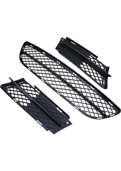 Ön Alt Tampon Izgaralar Kapağı ve Sis Işık Lambası Kapağı Için Bmw 3 Serisi E90 E91 2006-2008 51117134074 51117134081 (Yurt Dışından)