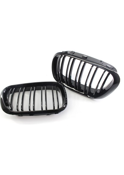 Bmw X5 E53 1998-2003 Çift Slat Sport Style Gloss Siyah Için Ön Izgara Böbrek Izgara Değiştirme (Yurt Dışından) modelleri