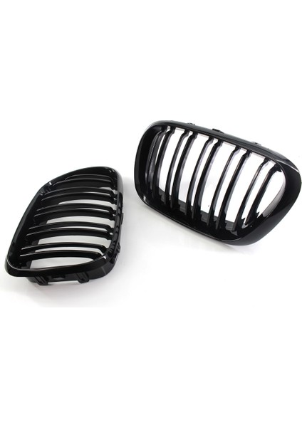 Bmw X5 E53 1998-2003 Çift Slat Sport Style Gloss Siyah Için Ön Izgara Böbrek Izgara Değiştirme (Yurt Dışından) fırsatları