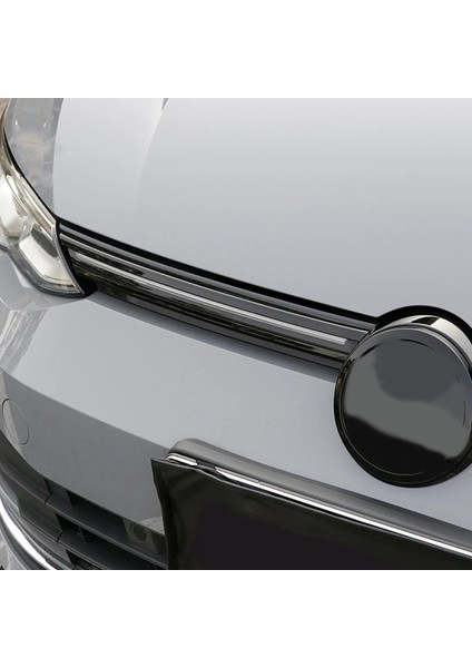 Golf Için 8 Mk8 2020 2021 Parlak Siyah Araba Ön Tampon Izgara Dekorasyon Şeridi Kapağı (Yurt Dışından) fırsatları
