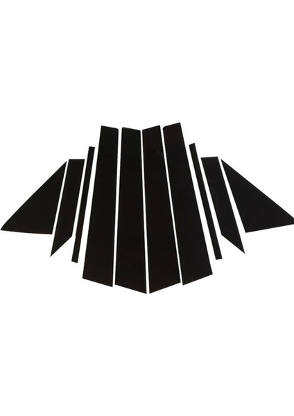 Hyundai Creta IX25 Araba Penceresi Bc Sütun Dekoratif Çıkartma Trim Yansıtma Paneli Dış Aksesuarlar 2016-2019 (Yurt Dışından)