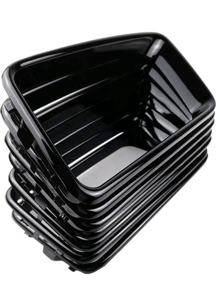 7pc Parlak Siyah Izgara Yüzüğü Ön Izgara Ekleri Jeep Grand Cherokee 2014-2016 Için Kapak Trim Kiti (Yurt Dışından) modelleri