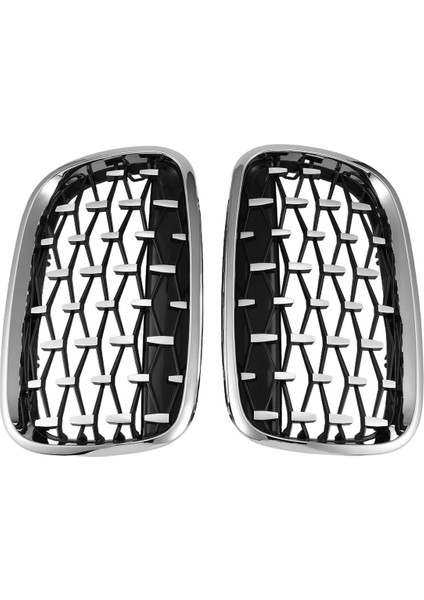 Bmw X5 E70 / X6 E71 2008-2013 Için Araba Gümüş Ön Orta Izgara Izgara Değiştirme (Yurt Dışından) fiyatları