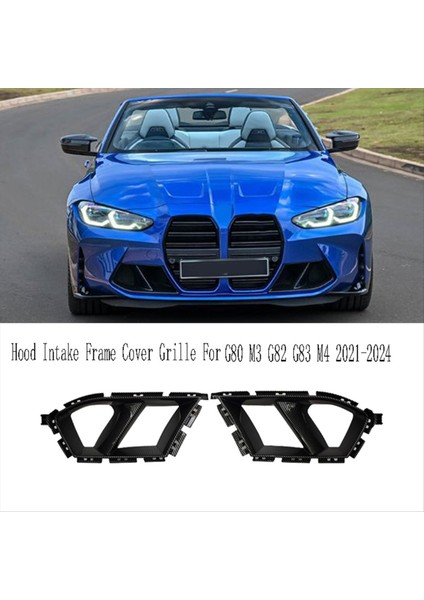 Bmw G80 M3 G83 M4 2021-2021-2021-2021 Için Ön Tampon Yan Hava Havalandırma Döşeme Grille A (Yurt Dışından) fiyatları