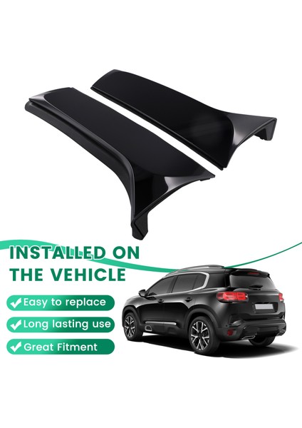 1paır Arka Ön Cam Kaplama Plakası Kalıplama 9833762880 9833762780 Citroen C5 Aircross 2018-2022 YL008475XK YL008474XK (Yurt Dışından) indirimleri