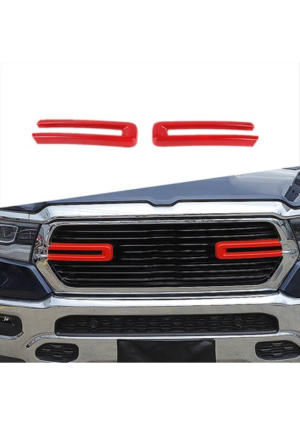 1paır Araç Ön Racıng Grılle Trım Kapak Dodge Ram 1500 2500 3500 4500 2018-2021 Merkez Örgü Ekleme Dekorasyonu (Yurt Dışından) fiyatları