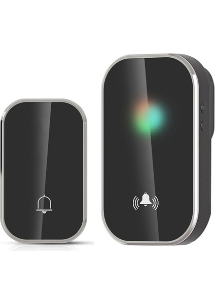 Akıllı Kablosuz Kapı Zili 300M Menzilli Ev Hoş Geldiniz Kapı Zili 38 Şarkılar Melodiler Kapısı Zili Chime Black (Abd) (Yurt Dışından)
