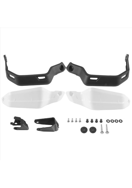 Motosiklet Aksesuarları Handguard El Guard Hafif Kalkanı Koruyucu Ön Cam Honda NX400 NX500 2024 Beyaz (Yurt Dışından)