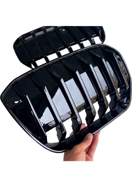 2pcs Araba Yarış Izgaraları Bmw Ix3 2020-2022 Araba Tampon Kapak Hava Havalandırma Radyatör Kapağı Için Ön Böbrek Grille (Yurt Dışından) indirimleri