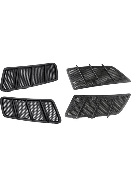 4pcs Araba Ön Kaputu Havalandırma Izgarası Mercedes Benz W166 Gl GL350 2012-2015 &amp W164 ml / Gl Sınıfı 2008-2011 (Yurt Dışından)