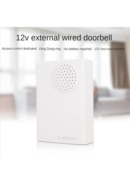 Erişim Kontrolü Için 12V Kablolu Ding Dong Kapı Zil 4 Telli Kapı Zili (Yurt Dışından) fırsatları