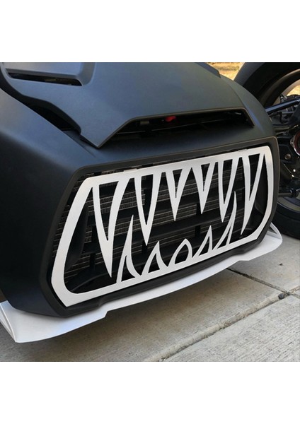 Motosiklet Ön Izgara Dişleri Can-Am Ryker 600/900/RALLI/SPOR Aksesuarları Alüminyum Grilles Mesh Seti Beyaz (Yurt Dışından) fırsatları