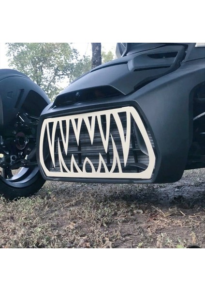 Motosiklet Ön Izgara Dişleri Can-Am Ryker 600/900/RALLI/SPOR Aksesuarları Alüminyum Grilles Mesh Seti Beyaz (Yurt Dışından) indirimleri