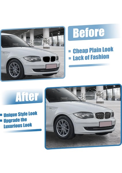 Bmw 1 Serisi E87 E88 128I 135I 2008-2011 51137166439 51137166440 Black &amp Chrome (Yurt Dışından) fiyatları