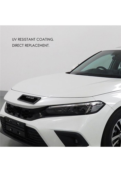 Parlak Siyah Evrensel Araba Ön Tampon Kaput Havalandırma Havalandırma Havası Honda Civic Audi-A4 B8 Golf BMW-E90 E80 E82 F30 Için Dekorasyon (Yurt Dışından) modelleri