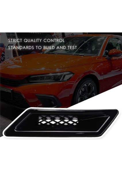 Parlak Siyah Evrensel Araba Ön Tampon Kaput Havalandırma Havalandırma Havası Honda Civic Audi-A4 B8 Golf BMW-E90 E80 E82 F30 Için Dekorasyon (Yurt Dışından) fırsatları